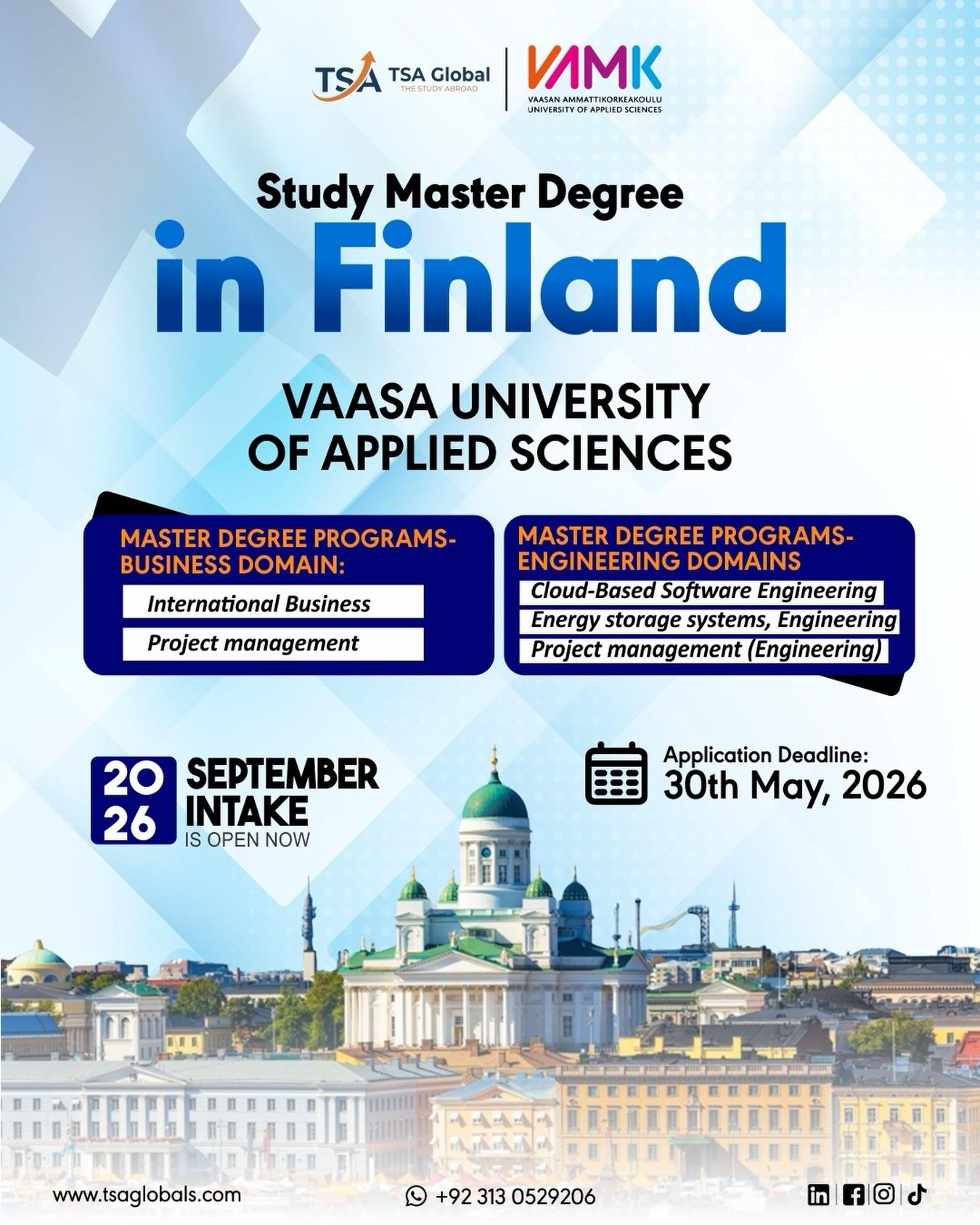 🚀Set Sail Toward Your Master’s Degree in Finland!🇫🇮