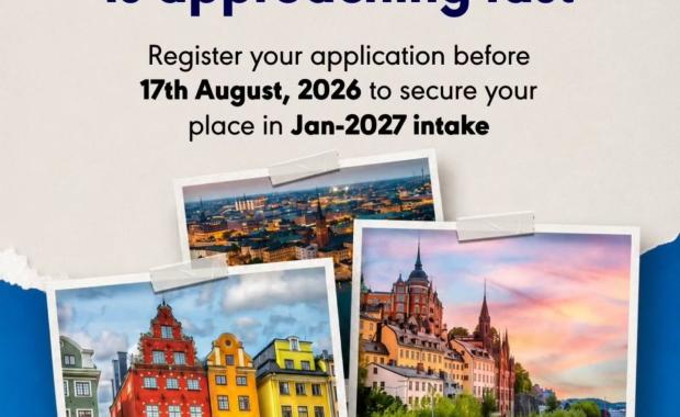 Study in Sweden – January 2027 Intake is Now Open!