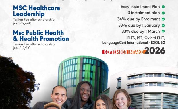 Study MSc Healthcare Programs at Robert Gordon University UK – September 2026 Intake