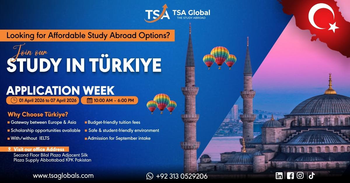 Study in Türkiye – Application Week 2026 | TSA Global